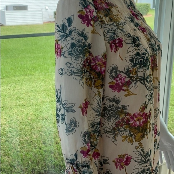 Express- Light Pink Floral Dress - Picture 4 of 6